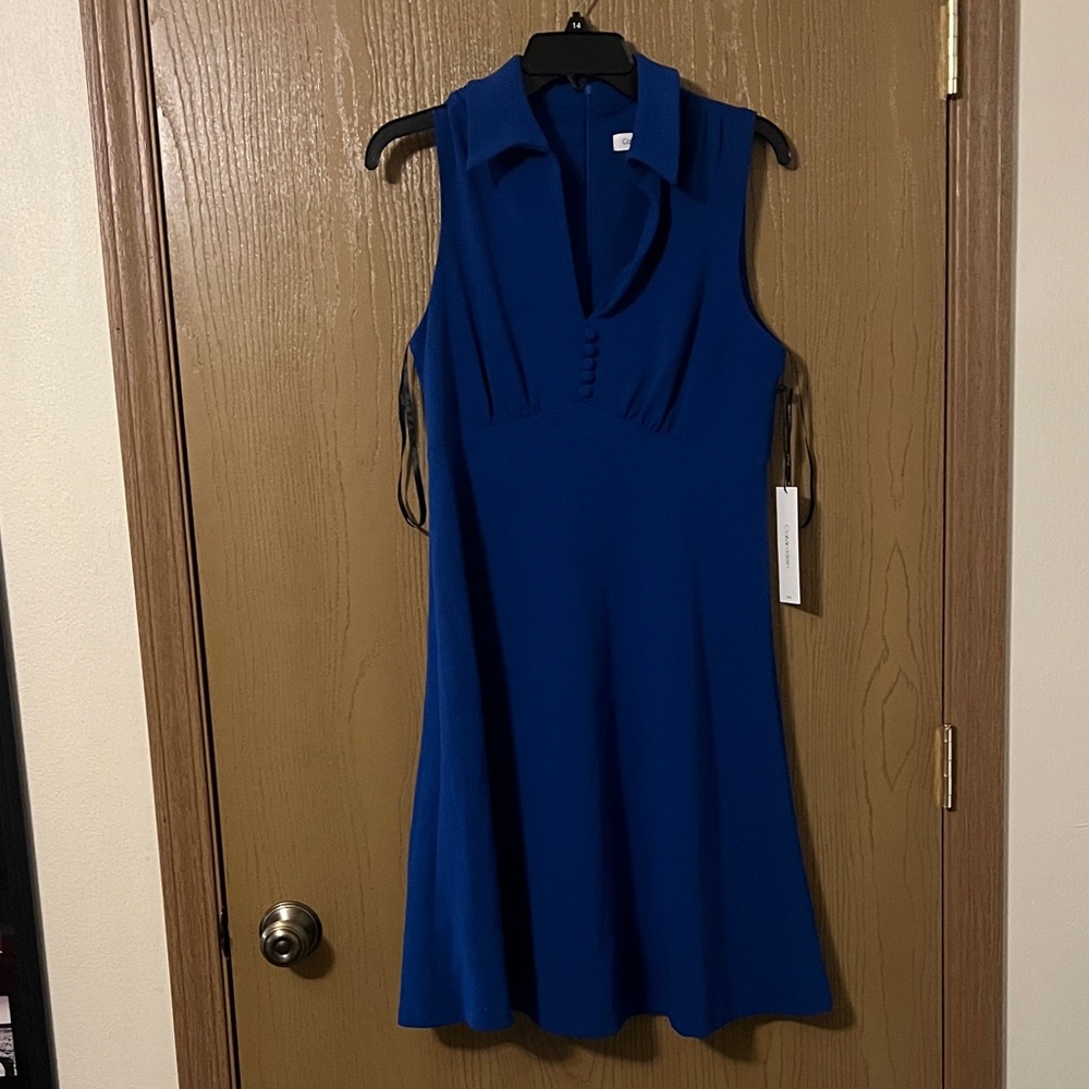 Calvin Klein Royal Blue Mini Dress